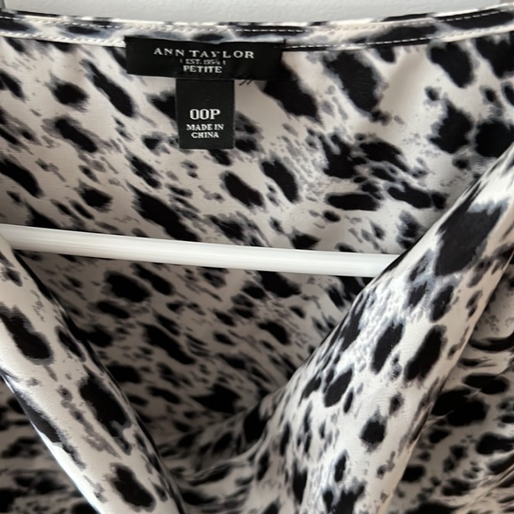 Ann Taylor, 00P, Short Sleeve Blouse, Casual/Work, Dry Cleaned, Worn Once. - Picture 2 of 5